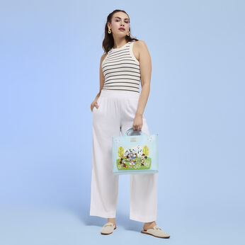 Mickey & Friends Exclusive Runamuck Park Convertible Backpack & Tote Crossbody Bag, Image 2